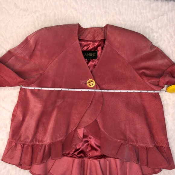 Vintage Danier Pink Two Piece Set Skirt and Jacket - Picture 14 of 16